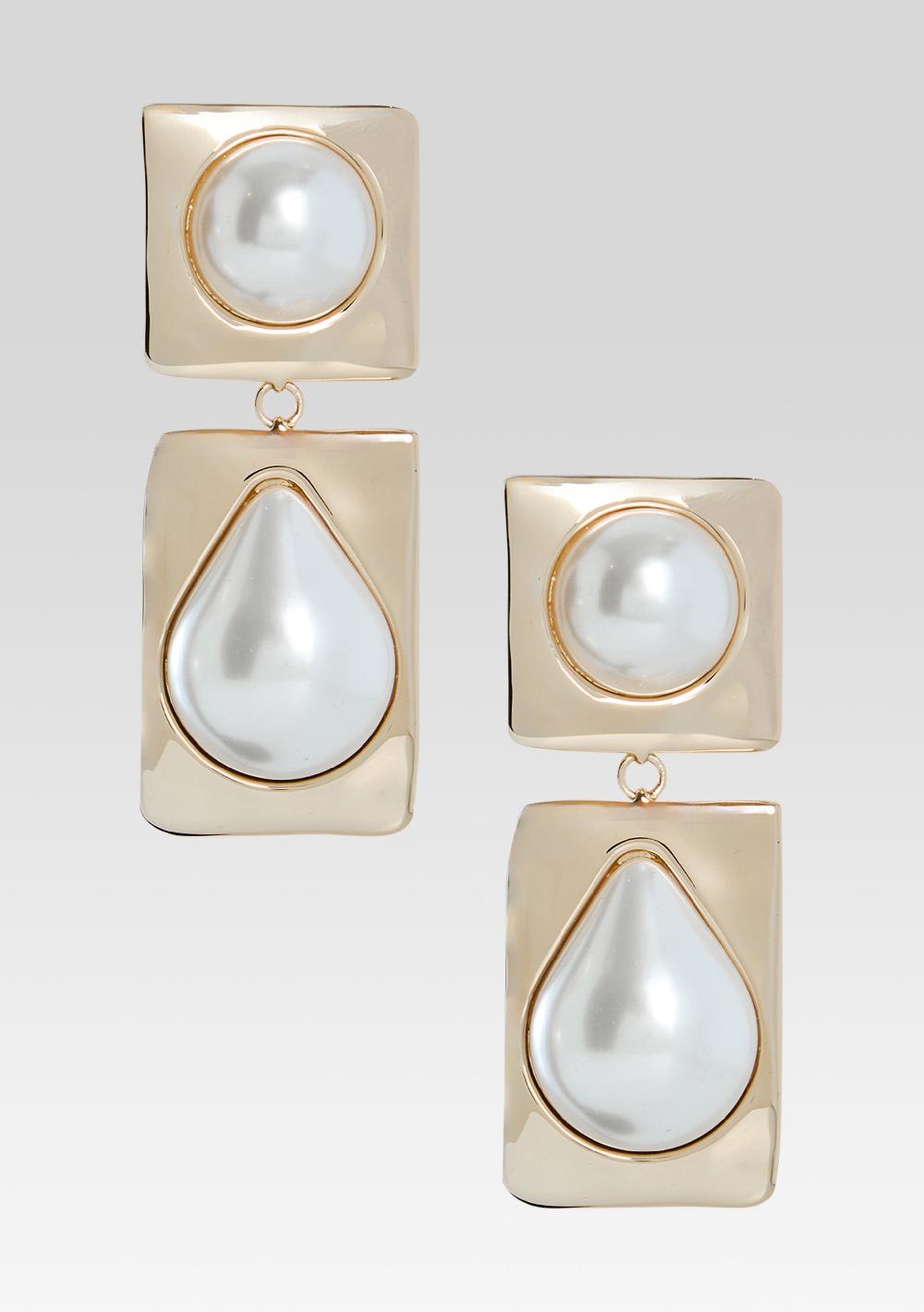 retrofête Savannah Pearl Drop Earrings retrofête