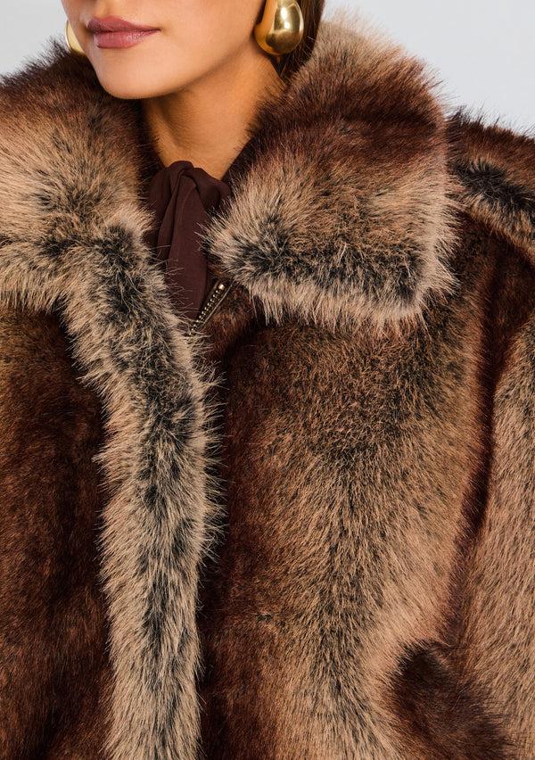 Retrofête Segrid Faux Fur Bomber Retrofête