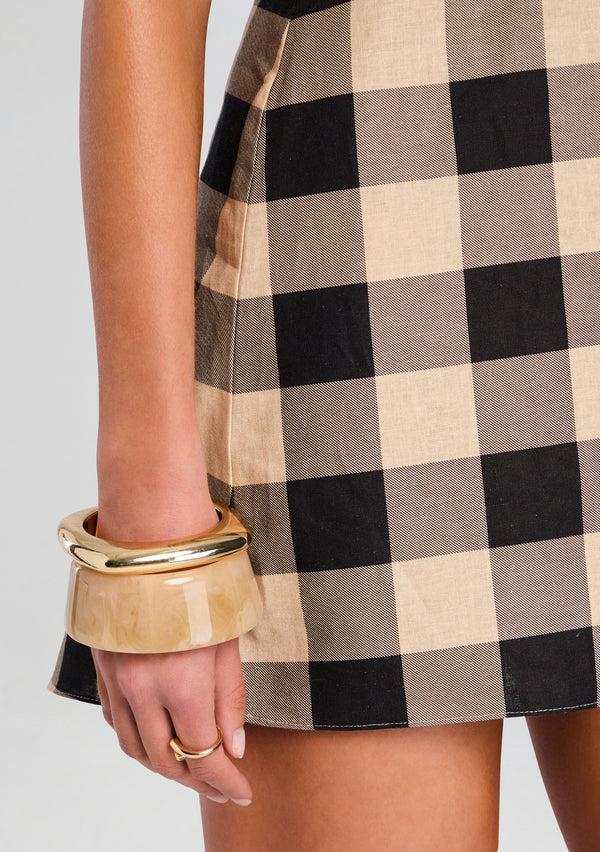 Retrofête Shanty Linen Mini Dress SEROYA