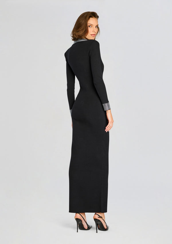 Retrofête Shareen Embellished Knit Dress Retrofête