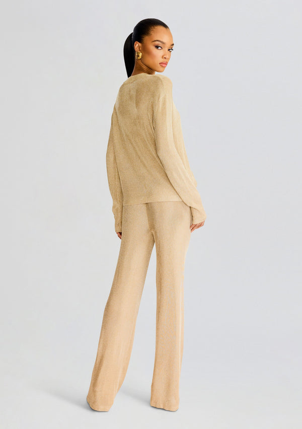 Retrofête Sheldon Metallic Knit Pant SEROYA