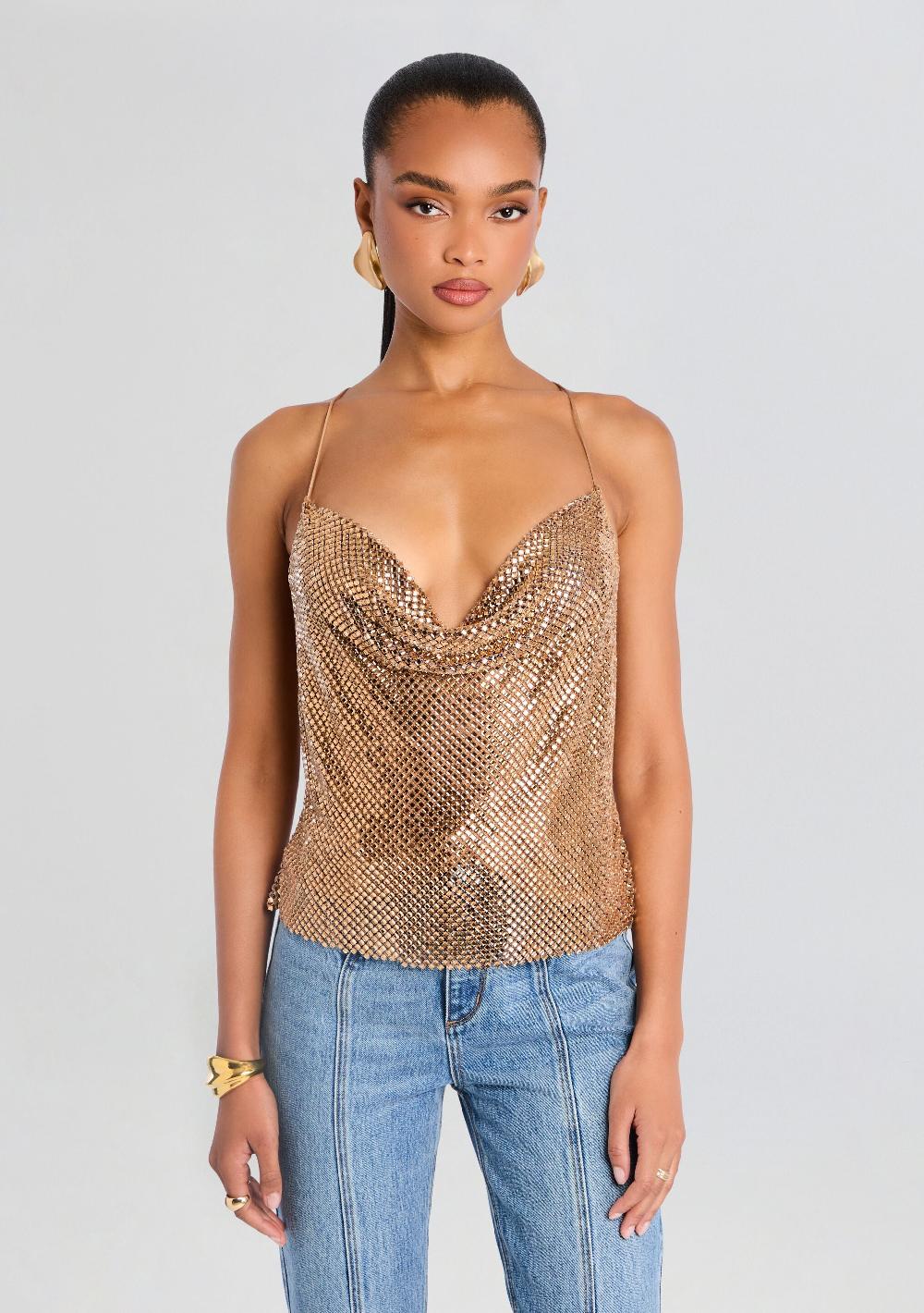retrofête Shiloh Embellished Cami retrofête
