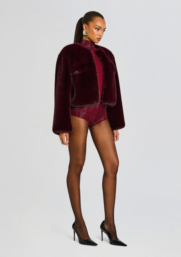 Retrofête Sparrow Faux Fur Jacket Retrofête