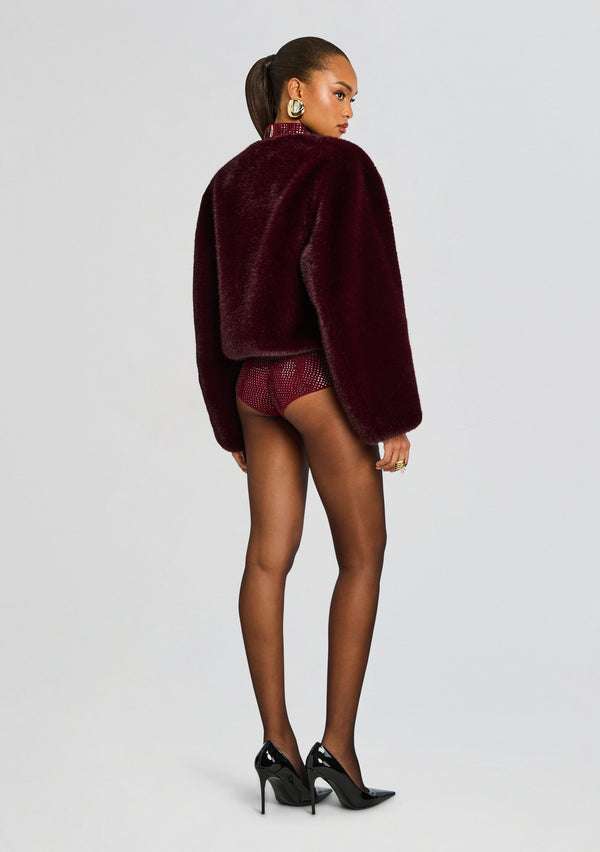 Retrofête Sparrow Faux Fur Jacket Retrofête