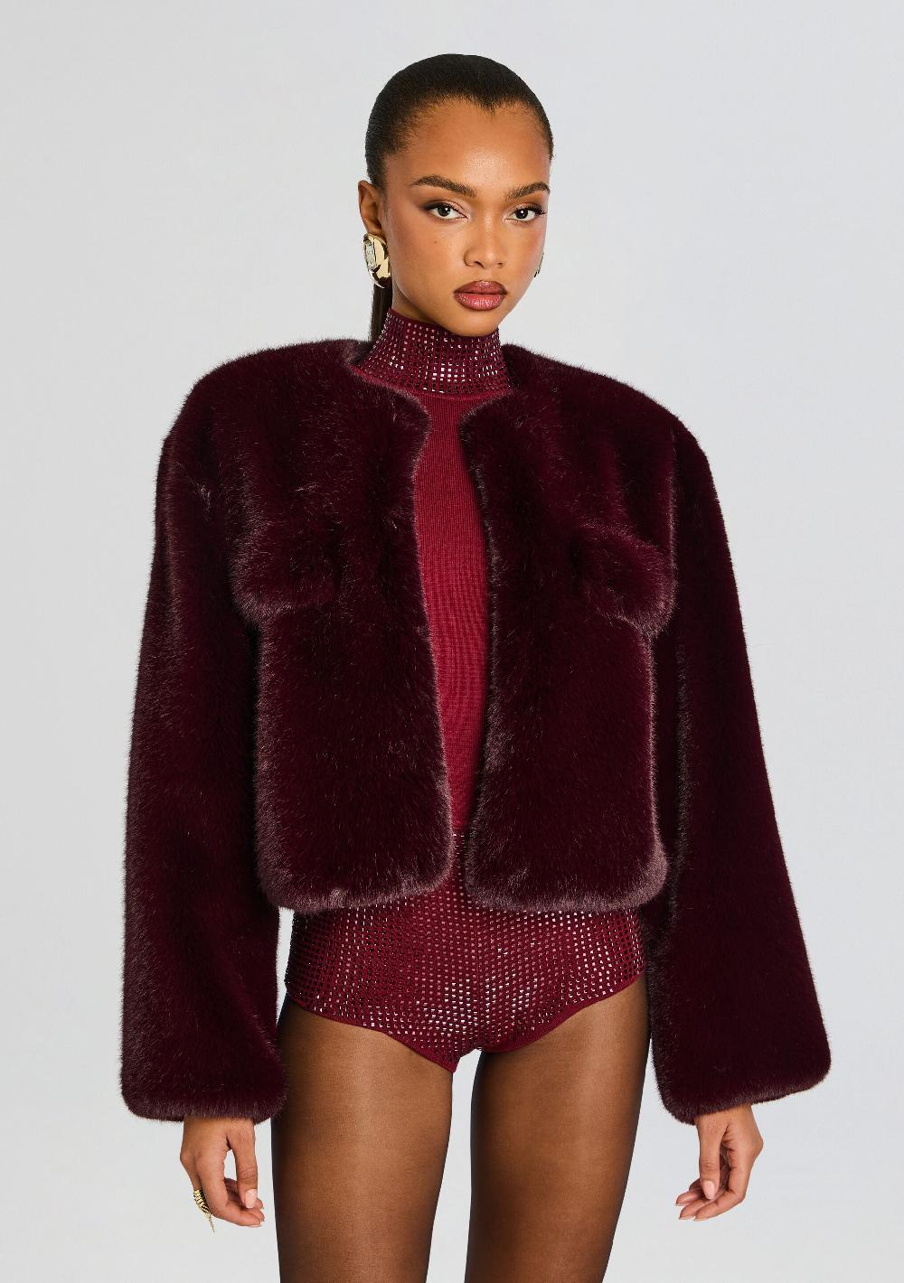 retrofête Sparrow Faux Fur Jacket retrofête