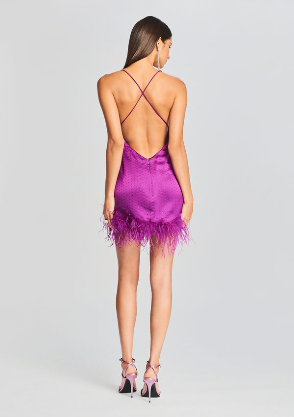 Retrofête Susana Feather Dress Retrofête