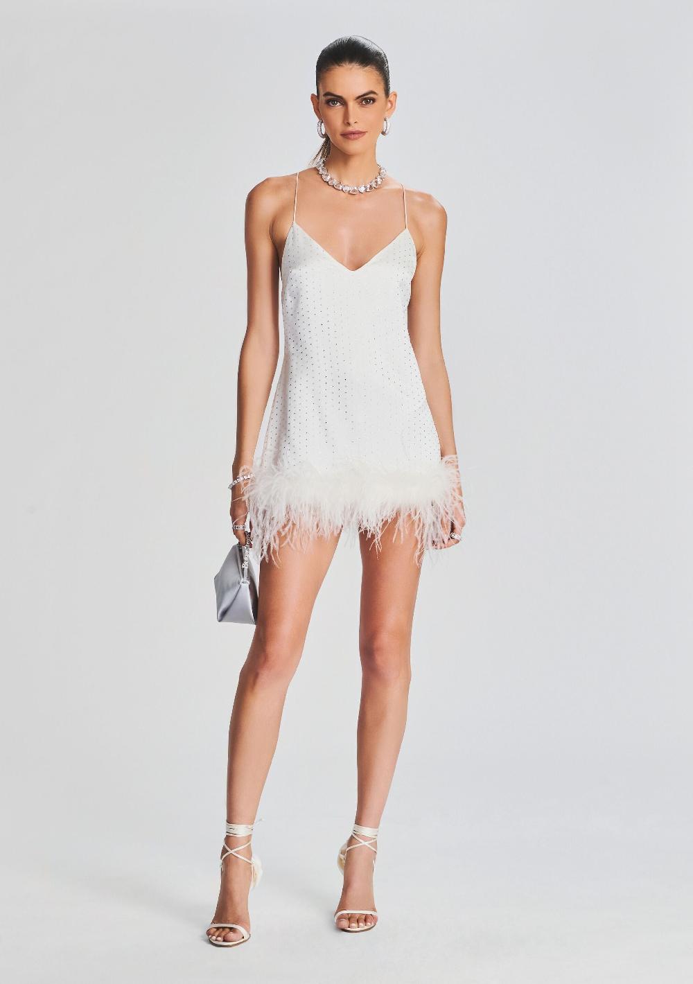 retrofête Susana Feather Dress retrofête