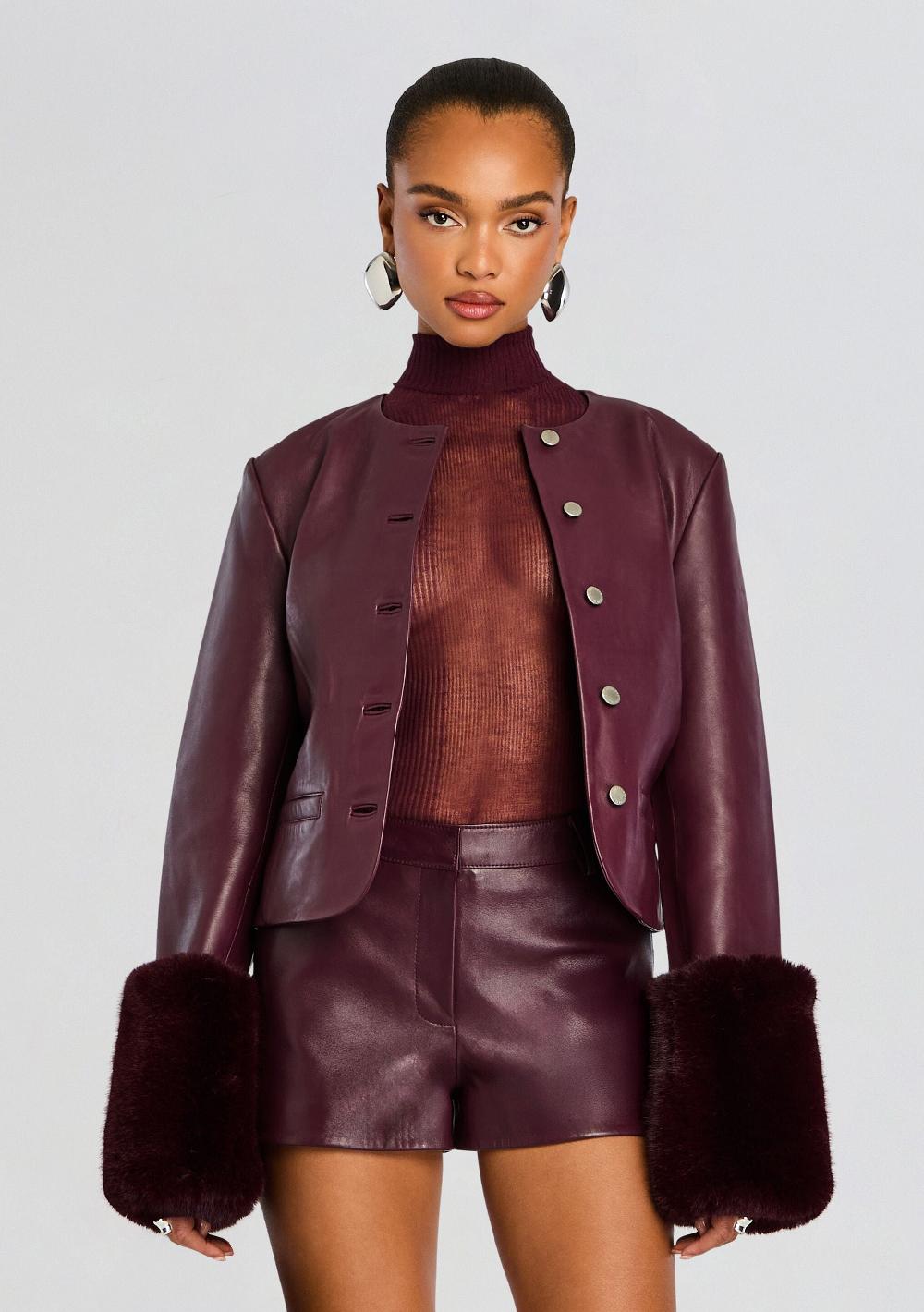 retrofête Talvi Leather Jacket retrofête