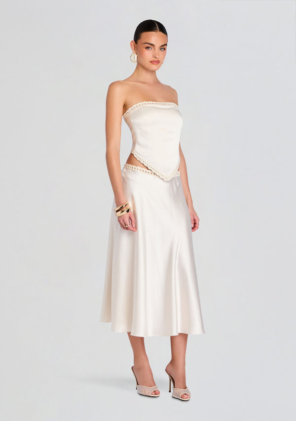 Retrofête Tamsin Midi Skirt SEROYA