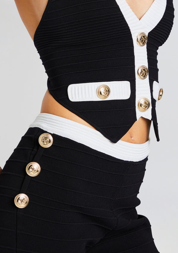 Retrofête Tinsley Bandage Knit Vest Retrofête