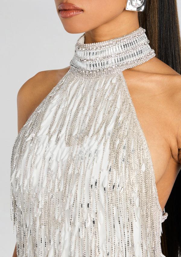 Retrofête Tori Embellished Dress Retrofête