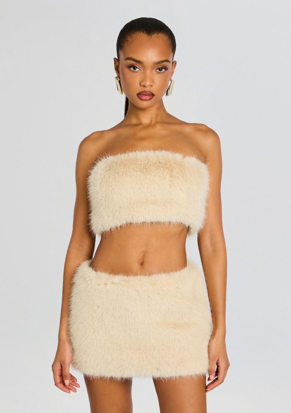 retrofête Vada Faux Fur Bandeau retrofête