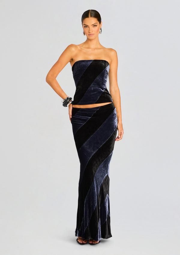 Retrofête Venus Velvet Skirt Retrofête