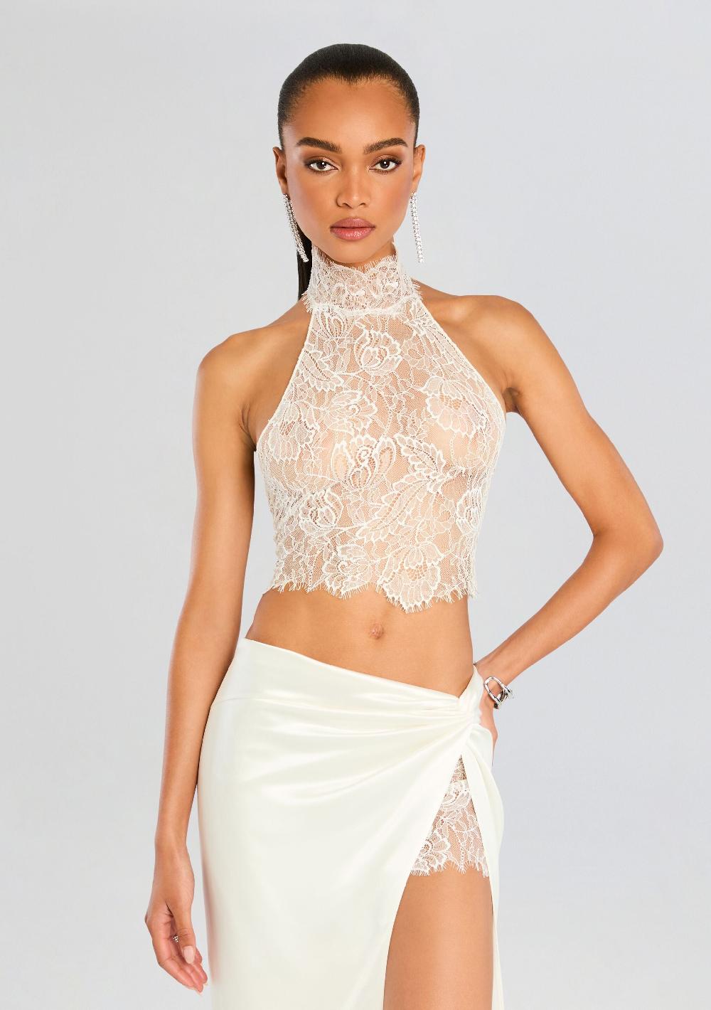 retrofête Violet Lace Top retrofête