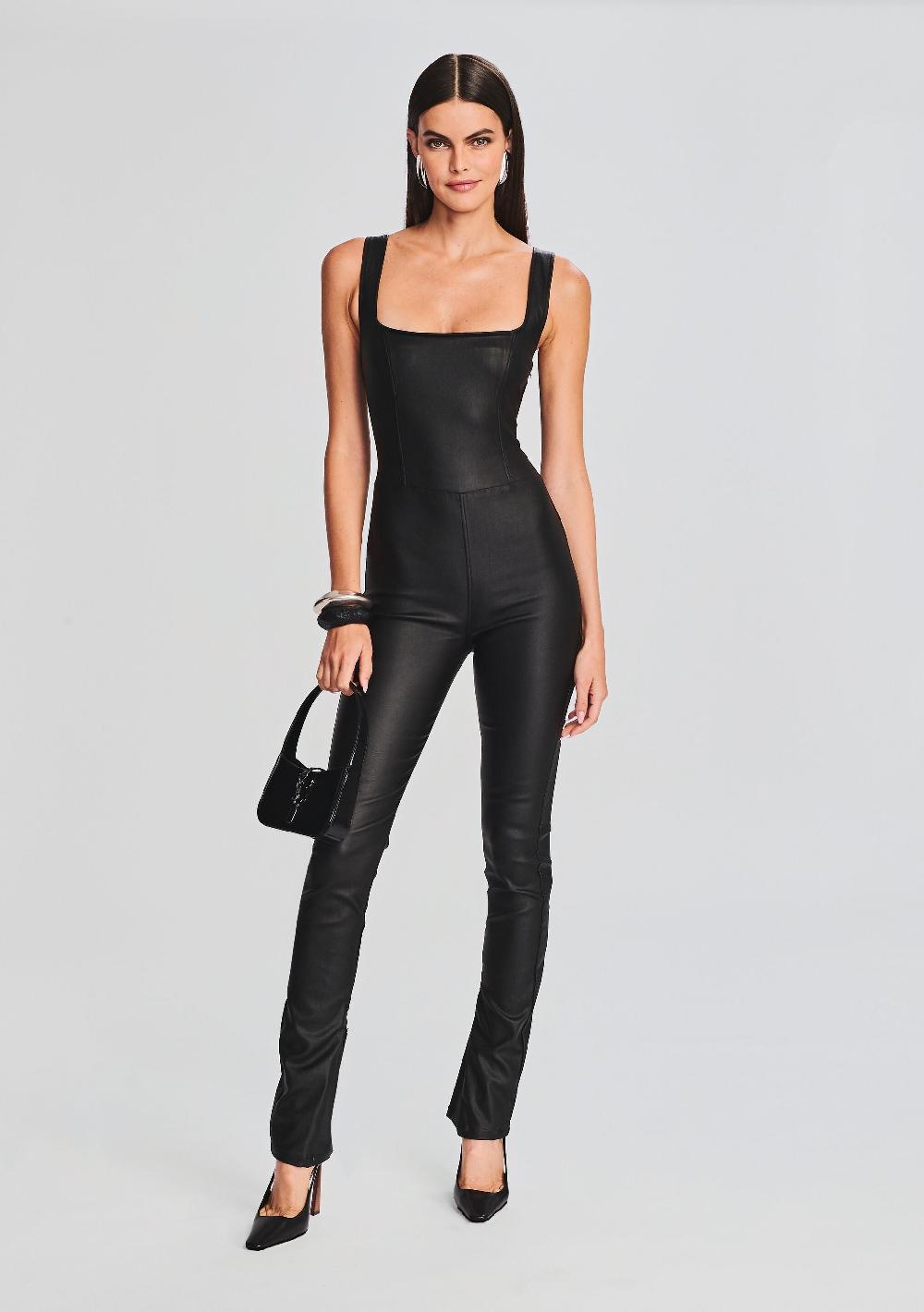 retrofête Viper Coated Denim Catsuit SEROYA