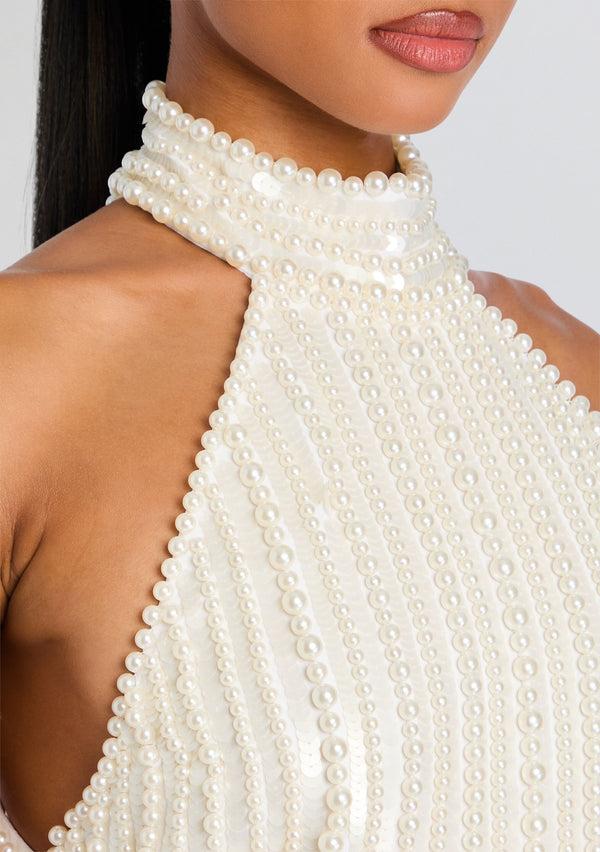 Retrofête Yaeko Embellished Dress Retrofête