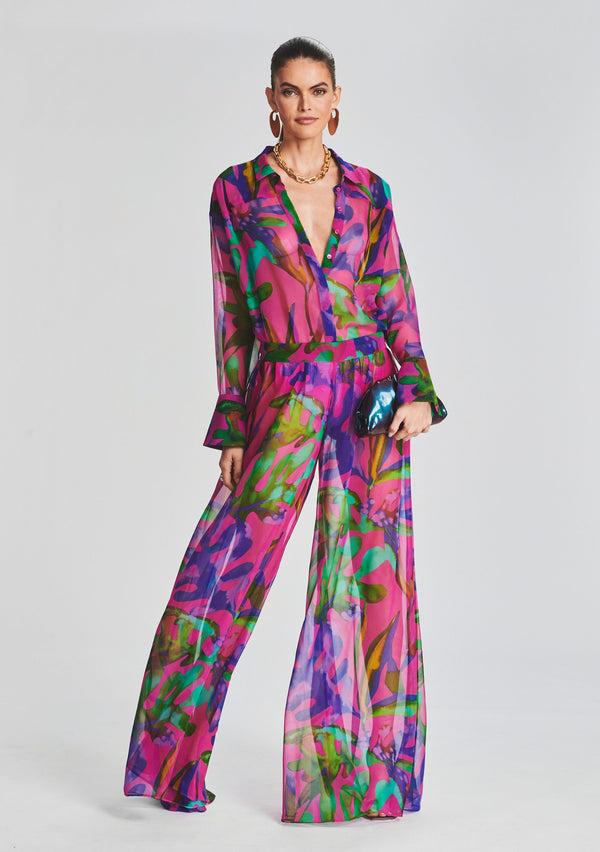 Retrofête Zeca Silk Chiffon Pant Retrofête