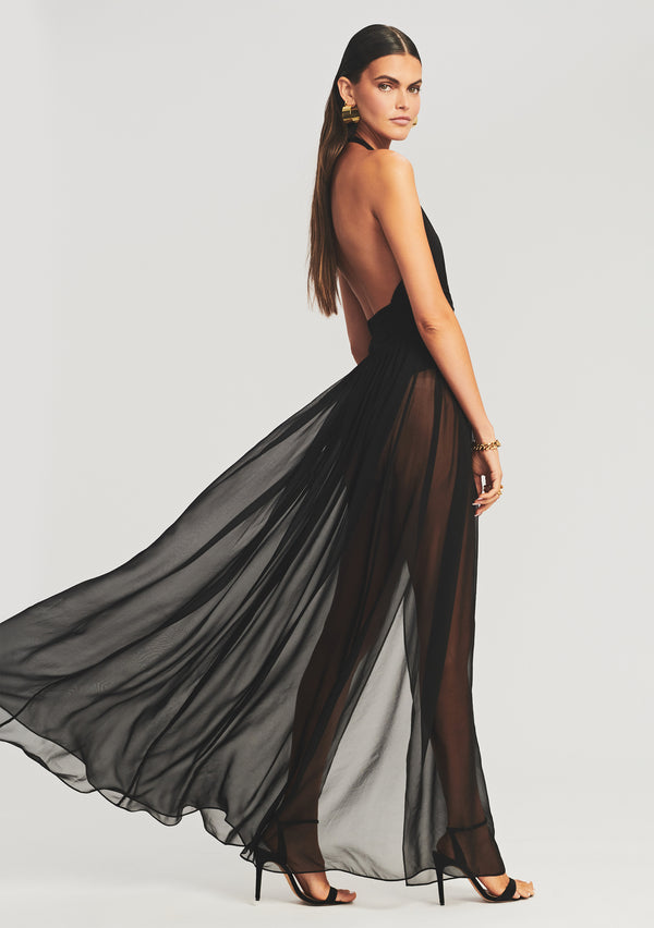 Retrofête Zion Silk Chiffon Dress Retrofête