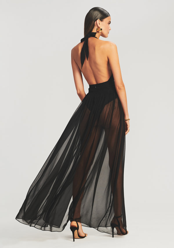 Retrofête Zion Silk Chiffon Dress Retrofête