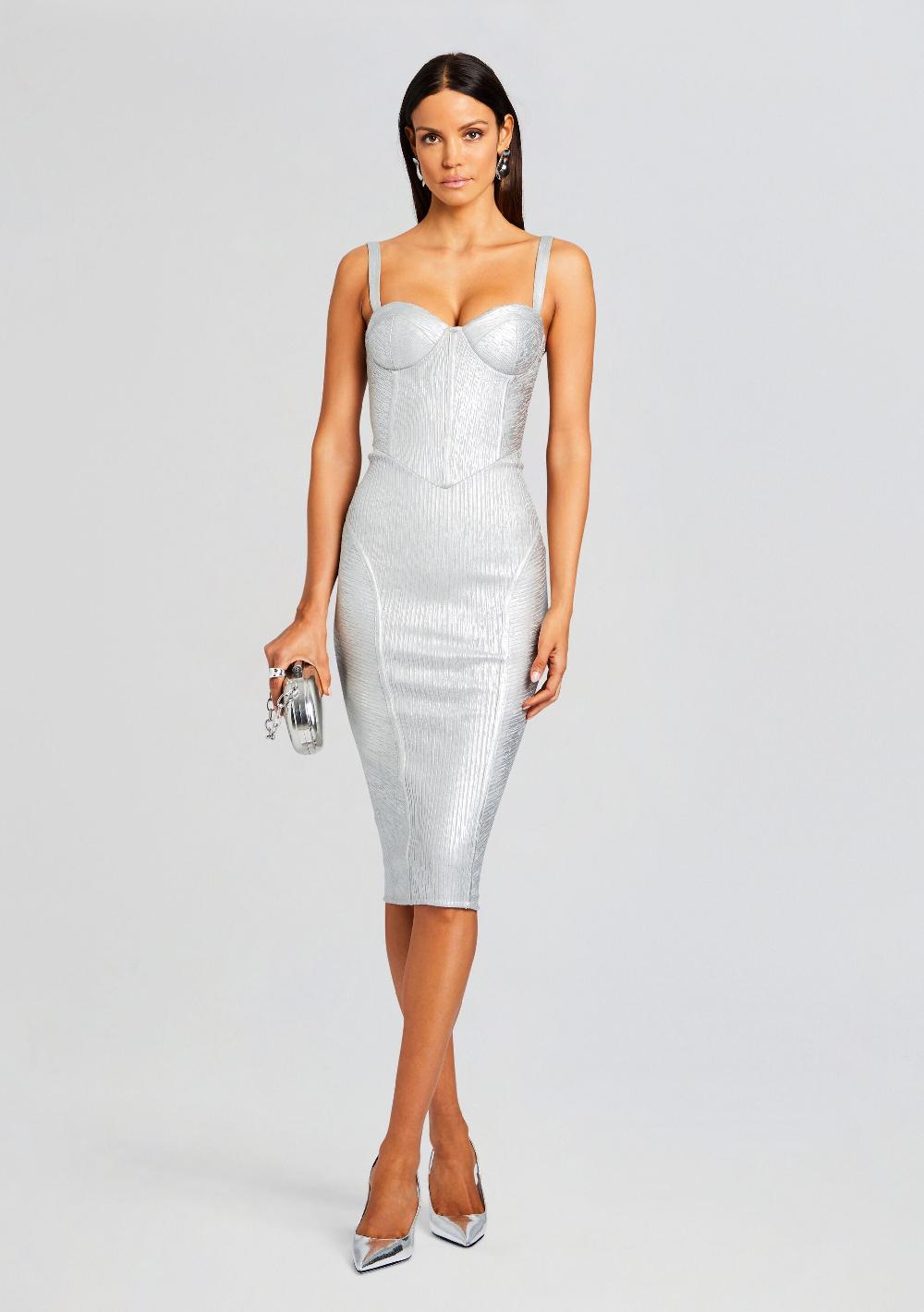 retrofête Zora Coated Knit Dress retrofête