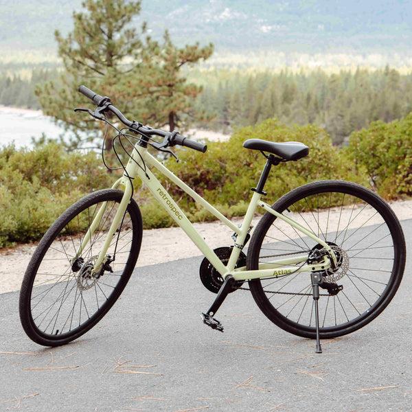 Retrospec Atlas Fitness Hybrid Bike - Step Through 21 Speed