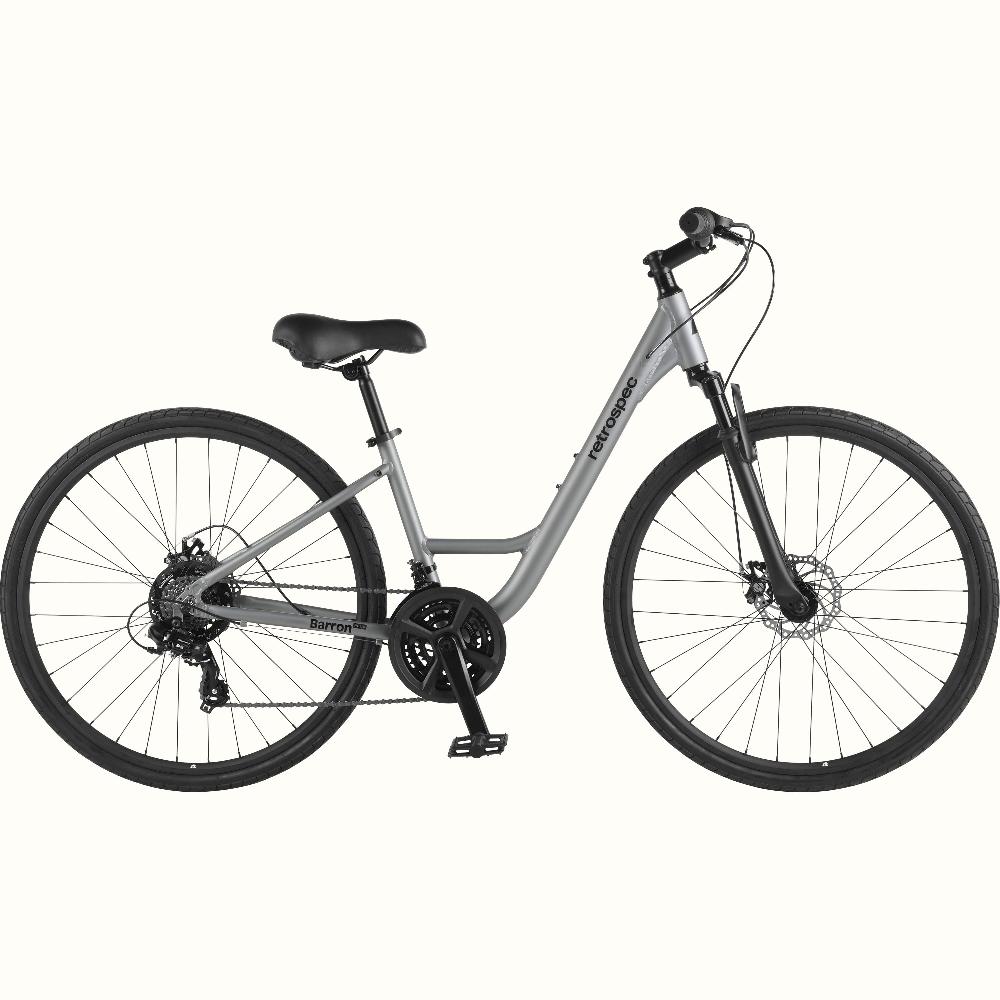 retrospec Barron Plus Comfort Hybrid Bike - 21 Speed - Step Through