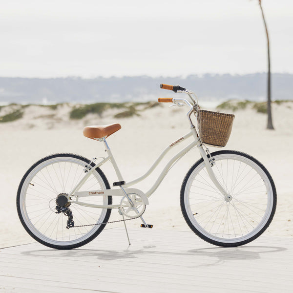 Retrospec Chatham Beach Cruiser Bike - Step Through 7 Speed