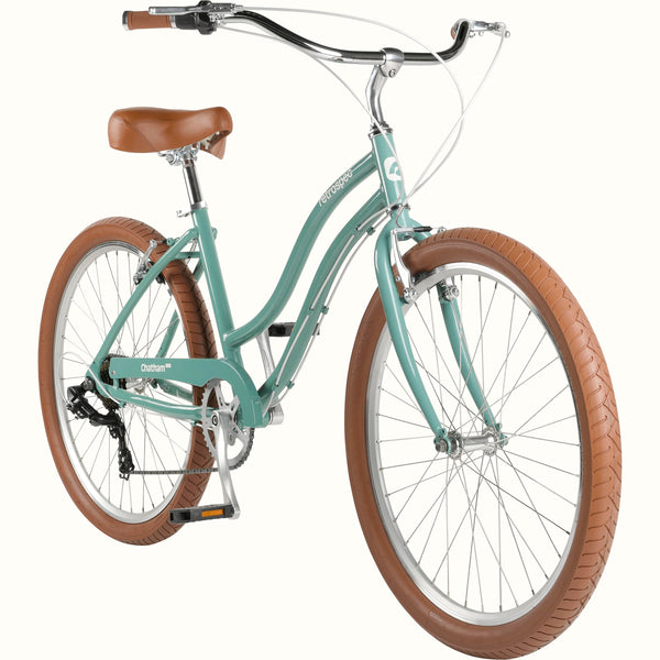 Retrospec Chatham Plus Aluminum Beach Cruiser Bike - Step Through 7 Speed