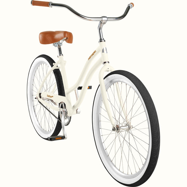 Retrospec Chatham Plus Aluminum Beach Cruiser Bike - Step Through Single Speed