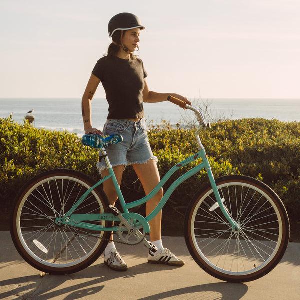 Retrospec Grateful Dead Chatham Beach Cruiser Bike - Step Through Single Speed