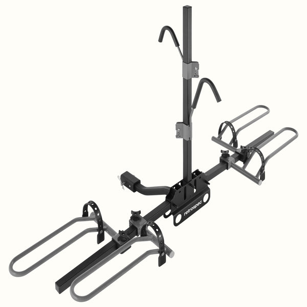 Retrospec Lenox Tray Hitch Mount Car Bike Rack (2 Bikes)