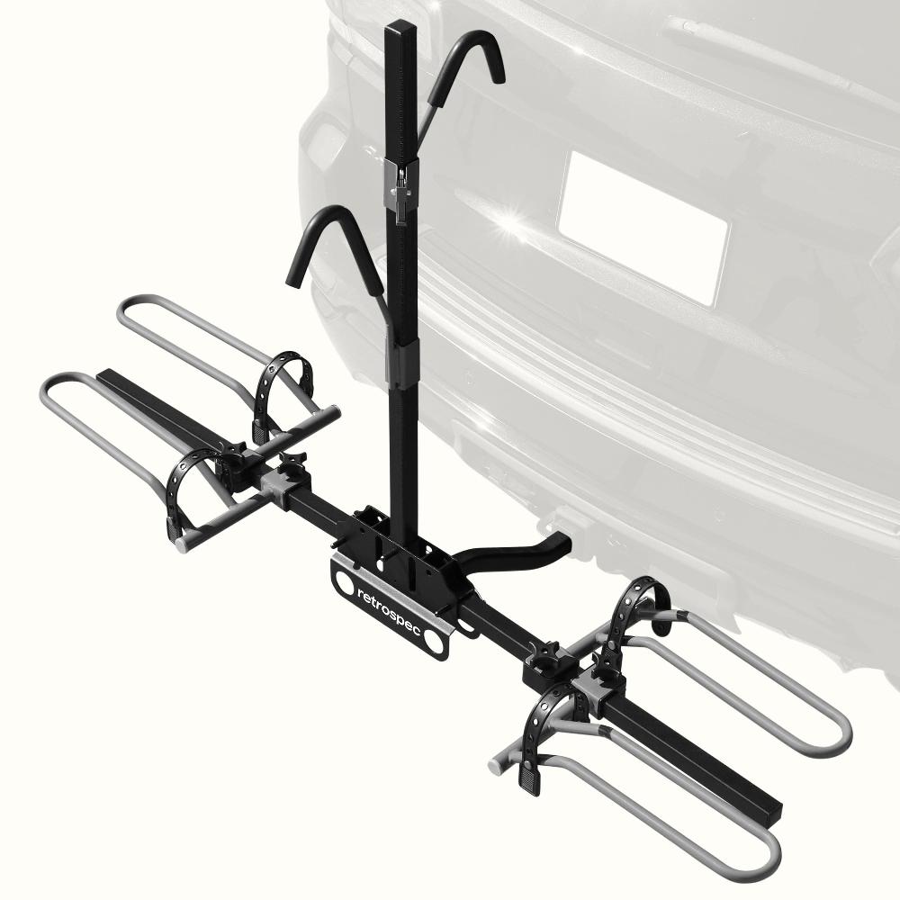 retrospec Lenox Tray Hitch Mount Car Bike Rack (2 Bikes)