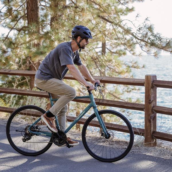 Retrospec Atlas Fitness Hybrid Bike - 21 Speed