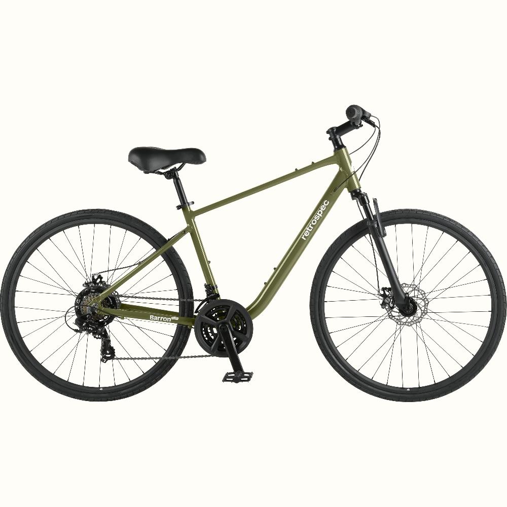 retrospec Barron Plus Comfort Hybrid Bike - 21 Speed