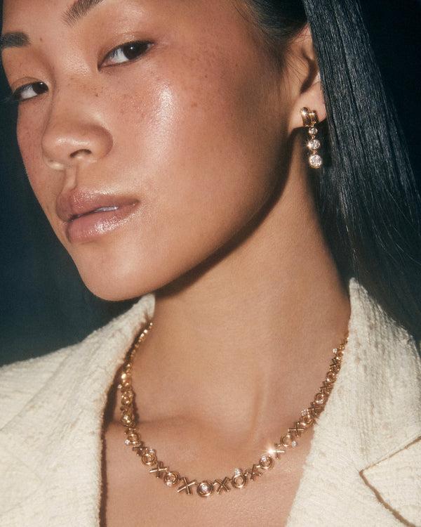 Retrouvai Balloon Magna Drop Earrings With Diamonds