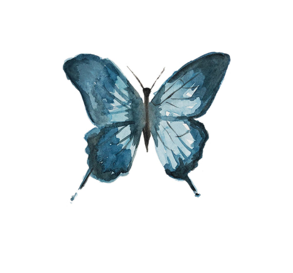 Retrouvai Butterfly Signature Padlock Intaglio - Double Layer Green Agate