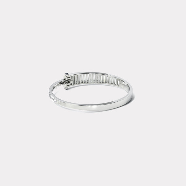 Retrouvai Magna Bracelet With Tapered Baguettes And Carre Cut Diamonds