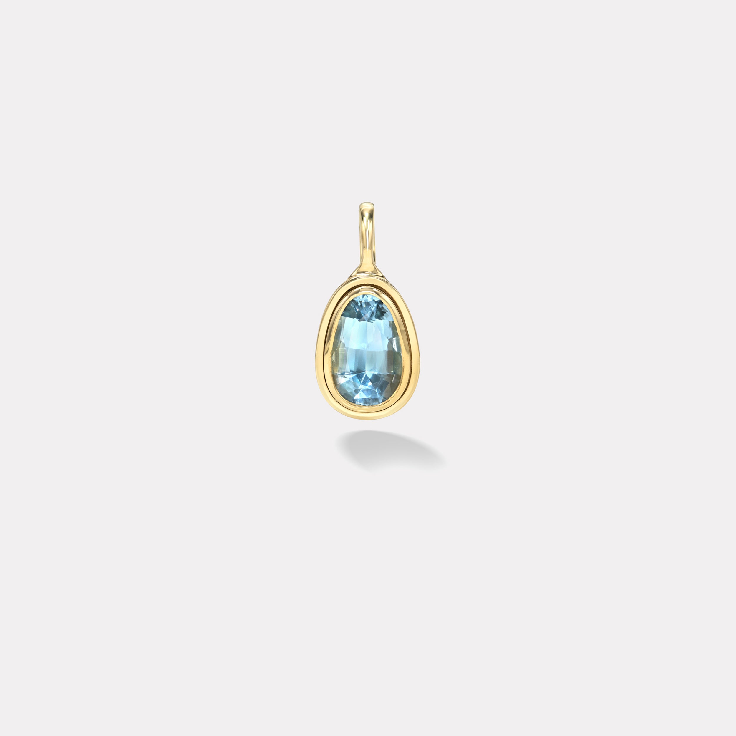 retrouvai 4.47ct Pear Aquamarine Bounce Charm