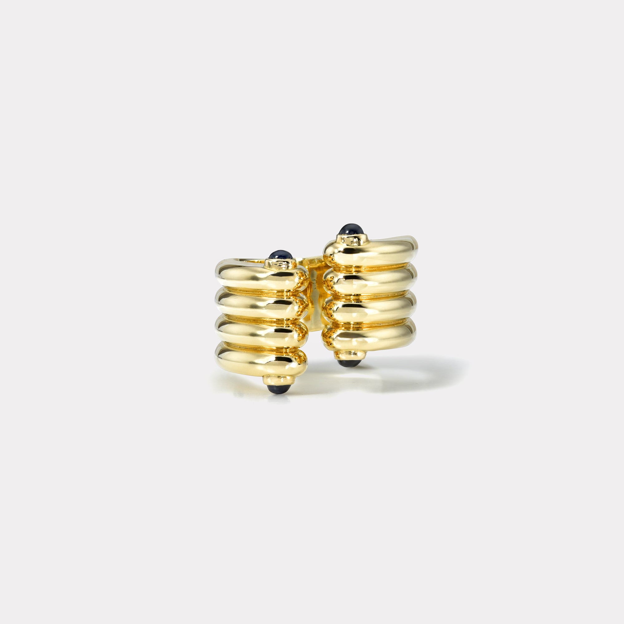 retrouvai All Gold Magna Cuff Ring