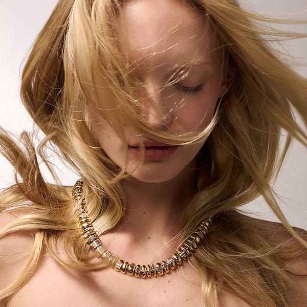 Retrouvai Diamond Vein Bond Collar