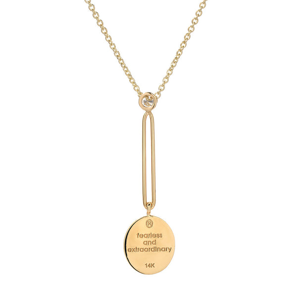 Retrouvai Fantasy Signet Pendant Necklace - Lion
