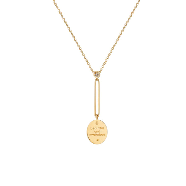 Retrouvai Fantasy Signet Pendant Necklace - Unicorn