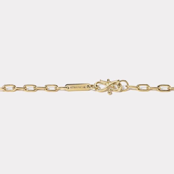 Retrouvai Handmade Classic Elongated Link Chain