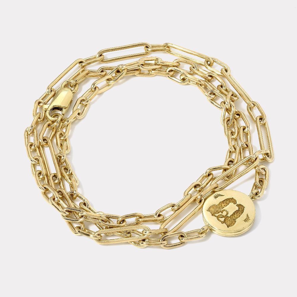 retrouvai Love Triple Wrap Bracelet