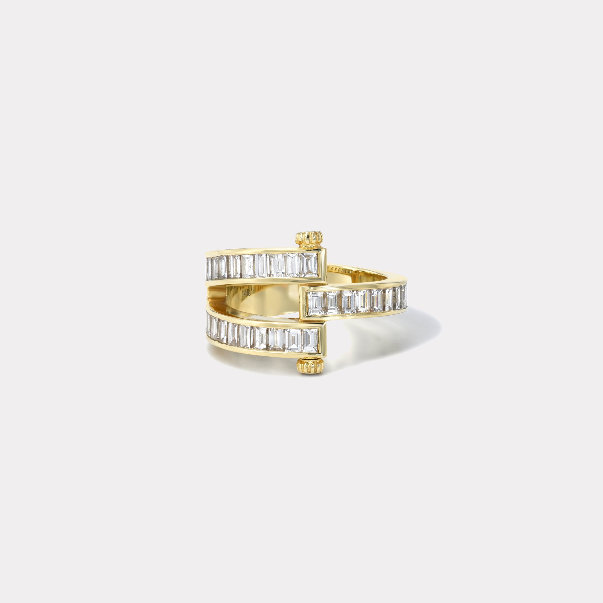 retrouvai Magna Ring - Baguette Diamonds