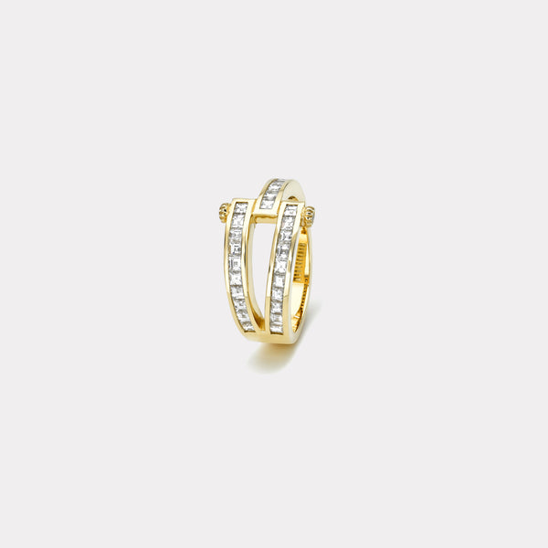 Retrouvai Magna Ring - Carre Cut Diamonds
