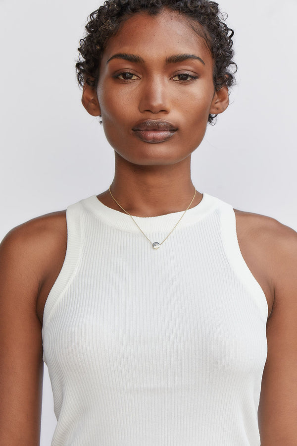 Retrouvai Mini Compass Pendant With Pink Opal