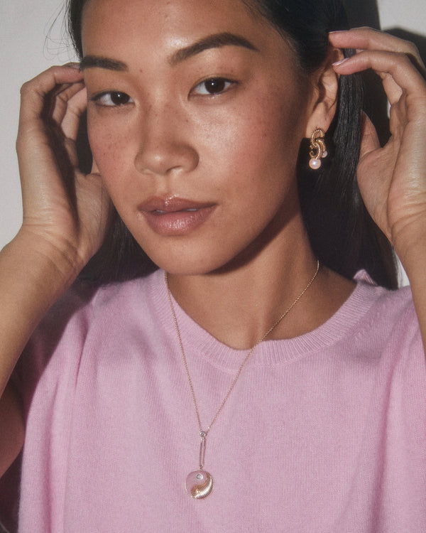 Retrouvai Modern Love Cluster Earrings