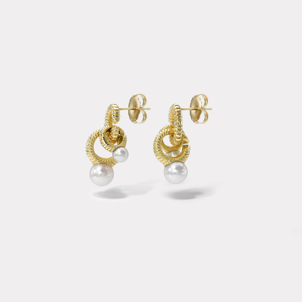 Retrouvai Modern Love Cluster Earrings