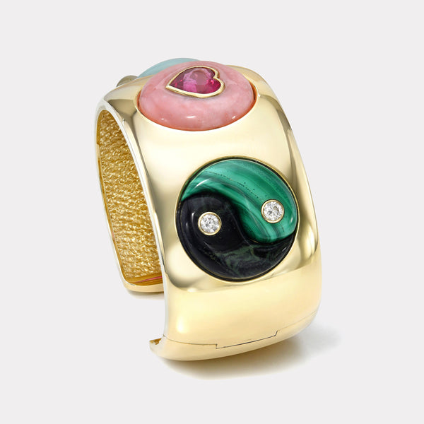 Retrouvai Peace Love And Harmony Lollipop Cuff